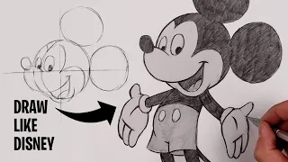 How To Draw Mickey Mouse | Sketch Tutorial