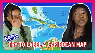 Brits Try To Label A Map Of The Caribbean