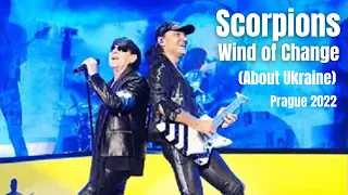 Scorpions supports Ukraine - Wind of Change live Prague 2022