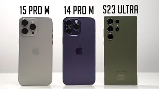 Apple iPhone 15 Pro Max vs 14 Pro Max vs Samsung Galaxy S23 Ultra - Benchmark & Eindrücke nach 24h