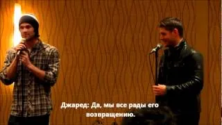 Дженсен и Джаред о Мише и Импале. Nashcon 2012 sub