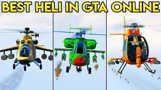 GTA Online: BEST HELI IN THE GAME? - Hunter vs Buzzard vs Savage