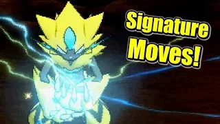 Pokémon Ultra Sun / Moon - All Signature Moves