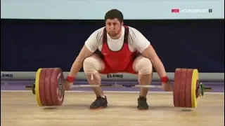 2016 European Weightlifting Championships, Men +105 kg  Тяжелая Атлетика