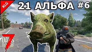 21 АЛЬФА 7 Days To Die ► ОГРОМНЫЙ КАБАН #6