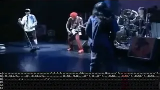 RHCP - Scar Tissue solos live at Budokan 2000 - TABS