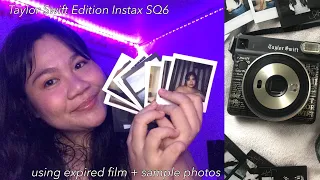 Taylor Swift Edition Instax SQUARE SQ6 using expired film + sample pics  ( Part 2 )