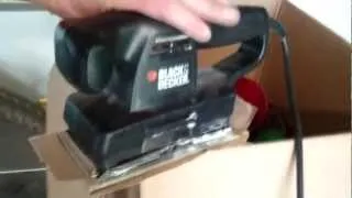 Keeping sandpaper on Black & Decker sander!