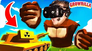 СОЖРАЛ ВОЕННУЮ БАЗУ в ВИРТУАЛЬНОЙ РЕАЛЬНОСТИ | GROWRILLA VR | HTC Vive VR