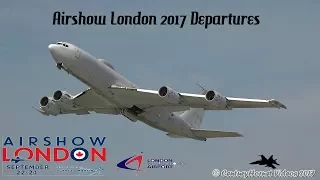 Airshow London 2017- Sunday and Monday Departures September 24th and 25th, 2017