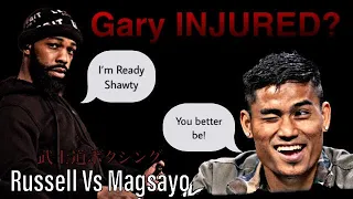 Gary Russell Jr Says He’s “INJURED“  Going Into Mark Magsayo Fight? Trouble For Russell?