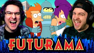 OUR FIRST TIME WATCHING FUTURAMA! | Futurama Episode 1 REACTION