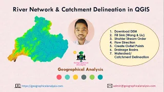 River Network and Catchment Delineation using QGIS || Watershed Delineation