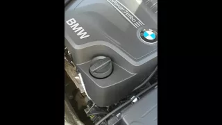 BMW F30 328i 2013, 245HP cold start engine sound.