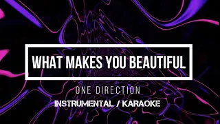 One Direction - What Makes You Beautiful | Karaoke (instrumental w/ back vocals)