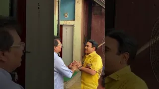 Dilip Joshi and Asit Kumar Modi CLICKED On The Sets of Taarak Mehta Ka Ooltah Chashmah 😍😍