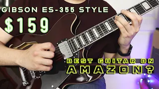 This Gibson ES-335 Style Guitar Is Only $159 On Amazon?! (Redid/Grote RD100 Review/Demo)