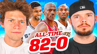 We Made ALL-TIME 82-0 NBA Teams!