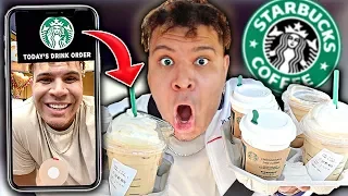 Letting the STARBUCKS FILTER choose my drinks ALL DAY! *crazy*