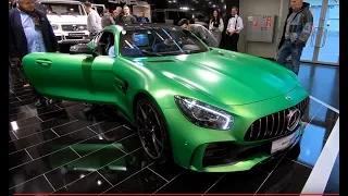 MERCEDES BENZ AMG GT R SUPERCAR NEW MODEL GREEN HELL MAGNO WALKAROUND AND INTERIOR