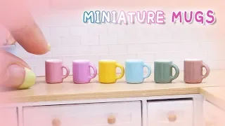 Doll Kitchen#14 DIY miniature mugs 미니어쳐 머그컵