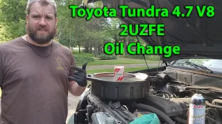 2006 Tundra Oil Change 4.7 V8 2UZFE