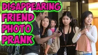 Disappearing Friend Photo Prank