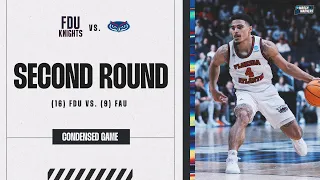 Florida Atlantic vs. FDU - Second Round NCAA tournament extended highlights