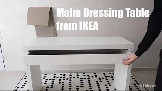 Malm Dressing Table from IKEA, assembly guide