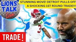 LIONS TALK LIVE!!! TRADE!!! LIONS SNAG TERRION ARNOLD!!!