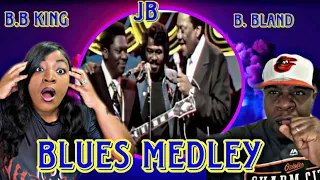 THESE GUYS ARE LEGENDS!!  JAMES BROWN, BOBBY BLAND, B.B KING - BLUES MEDLEY (REACTION)