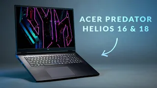 Acer Predator Helios 16 & 18 - New Design, Bigger Display!