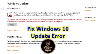 💻🖥 Fix Update error windows 10 version 1703