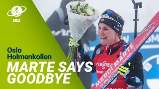 It's a farewell to biathlon for Marte Olsbu Roeiseland