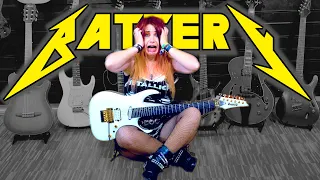 🔋 BATTERY but every time he says BATTERY I have to SWITCH THE GUITAR 🔋