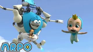 Buggy on the LOOSE!!! | ARPO The Robot | Funny Kids Cartoons | Kids TV Full Episodes