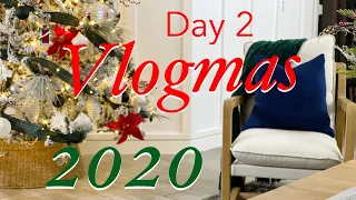VLOGMAS 2020 DAY 2 | LIVINGROOM TREE