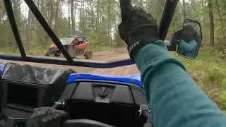 Ripping a Modded Yamaha YXZ 1000 on Michigan Trails