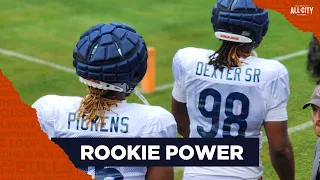 Chicago Bears Training Camp: Gervon Dexter flashes talent with size and power | CHGO Bears Podcast