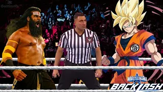 FULL MATCH - Veer Mahaan vs Goku : Wrestlemania Backlash 2022 - WWE 2K22