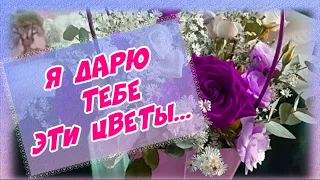 Я дарю тебе эти цветы! Добрый вечер! Позитивчик