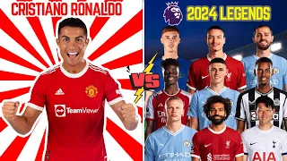 2022 Ronaldo 🆚 2024 Premier League Legends (Salah, Haaland, Son Heung Min, Foden, Palmer)💪⚽🔥