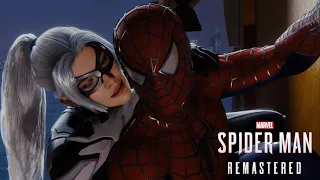 All Black Cat Scenes in Spider Man Remastered (PS5 4K)