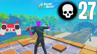 High Elimination Solo Squad Win Gameplay Full Game Season 7 (Fortnite Ps4 Controller)