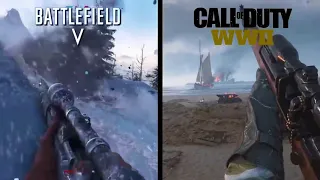 Epic Showdown: Call of Duty WW2 vs. Battlefield 5 Guns