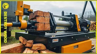 Amazing Homemade Firewood Processing Machine, Super Fast Wood Cutting Machine On Another Level 🪓17