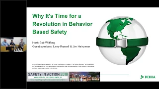 Why it's Time for a Revolution in Behavior Based Safety