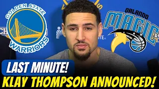 🚨 RED ALERT! KLAY THOMPSON COULD CHANGE EVERYTHING FOR THE WARRIORS!NEWS FROM GOLDEN STATE WARRIORS!