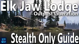 Far Cry 5 - Elk Jaw Lodge Stealth Outpost Liberation Undetected, Walk-through (Hard) 4K