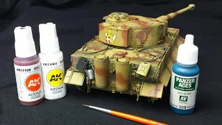 Painting 1/35 Panzer Tools and Accessories - 506 sPzAbt 1944